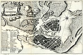 Plano de Cartagena de las Indias (1735) - AHG