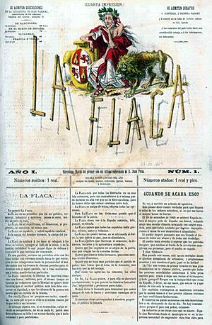 Archivo:Portada Nº1 de La Flaca