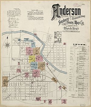 Archivo:Sanborn Fire Insurance Map from Anderson, Madison County, Indiana. LOC sanborn02251 002-1