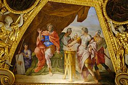 Archivo:Scaevola Porsenna Romanelli decoration Louvre