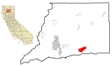 Shasta County California Incorporated and Unincorporated areas Shingletown Highlighted.svg