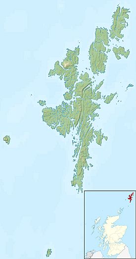 Balta ubicada en Shetland