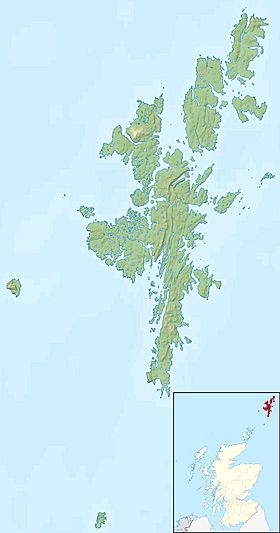 Islas del Norte ubicada en Shetland