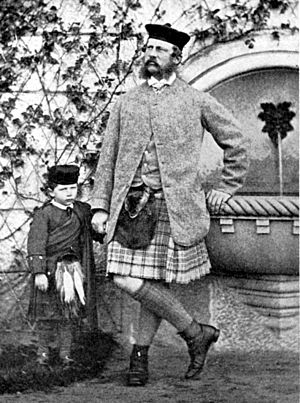 Archivo:The Crown Prince of Prussia and Prince Wilhelm II. at Balmoral Castle. - Oct. 1863