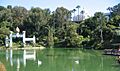 Yogananda Center - Lake and Swan