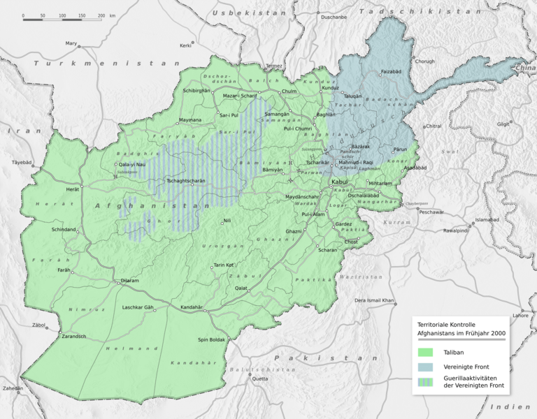 Afghanistan politisch 2000