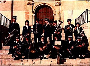 Archivo:Banda de Música La Lira de Monforte - Año 1982