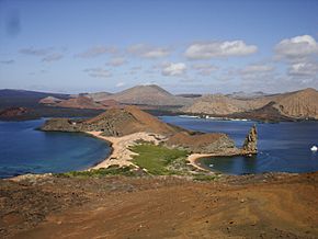 Bahías gemelas, isla Bartolomé.
