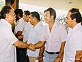 Belisario Betancur Cuartas, Benjamín Quiñones, Martín Torres y Luis Silva Segura.1984