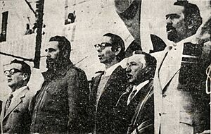 Archivo:Carlos Altamirano, Fidel Castro, Salvador Allende y Luis Corvalán