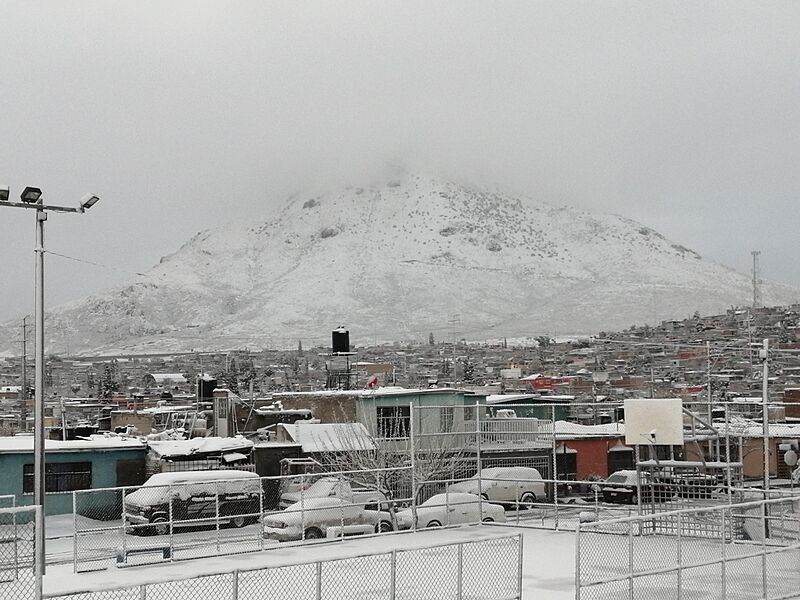 Cerro Grande nevando