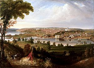 Archivo:City of Washington from Beyond the Navy Yard by George Cooke, 1833