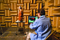 Consumer Reports - product testing - headphones in anechoic chamber