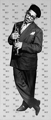 Archivo:Dizzy Gillespie at the Downbeat Club, ca 1947