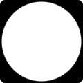 Elongated circle blank 2-digit