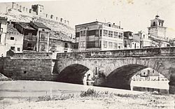 Fundación Joaquín Díaz - Puente sobre el Duratón y Castillo - Peñafiel (Valladolid)