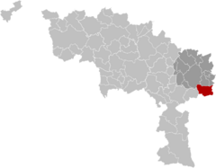 Gerpinnes Hainaut Belgium Map.svg