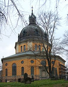 Archivo:Hedvig Eleonora kyrka västvy