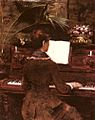 L. Abbéma Au Piano
