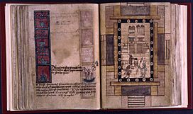 Archivo:Llegada de los espanoles a tenochtitlan segun codice aubin