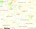 Map commune FR insee code 53094