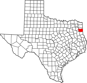 Archivo:Map of Texas highlighting Harrison County
