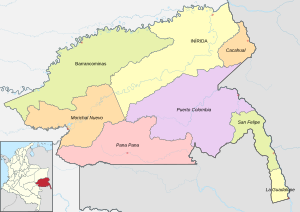 Archivo:Mapa de Guainía (político)