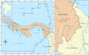Mapa de la frontera Colombia-Panamá.svg