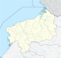 Mapa de localización Esmeraldas