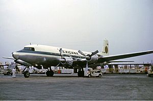 Archivo:Mexicana Douglas DC-6 Groves