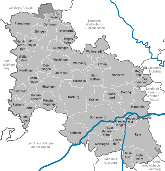 Municipalities in DON