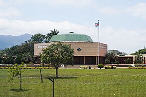 Archivo:Parliament building of Eswatini, Lobamba