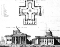 Archivo:Premier projet du Panthéon Soufflot (1756)