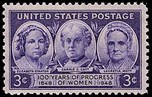 Archivo:Progress of Women 3c 1948 issue U.S. stamp