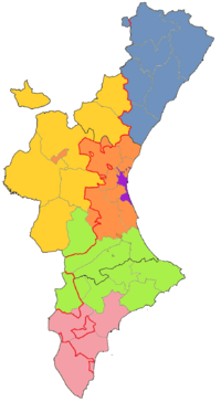 Archivo:Regiones Comunidad Valenciana