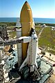 Space Shuttle na torre