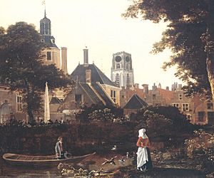 Archivo:Stadsgezicht Rotterdam 1660