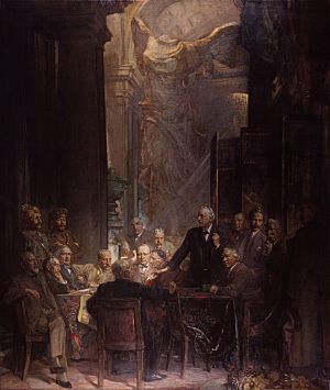 Archivo:Statesmen of World War I by Sir James Guthrie