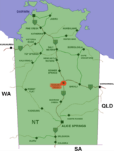 Tennant creek location map in Northern Territory.PNG