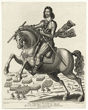 Archivo:Thomas Fairfax 3rd Baron Fairfax of Cameron line engraving