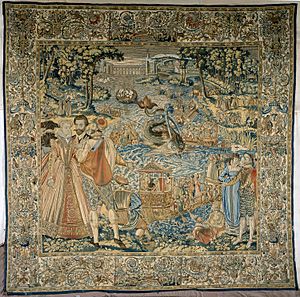 Archivo:Valois tapestry, Water Festival at Bayonne